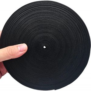 Attache Cable Scratch Serre Cable 20 m x 10 mm s Nylon Scratch Cable Management Ruban Attache Adhesif Pour à La Maison et Au Bureau (Noir) - Neuf
