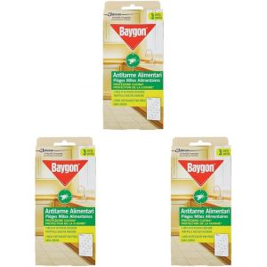 KALANKA-Anti-Mites - Piège Mites Alimentaires - Jusqu'à 8 Semaines d'Efficacité - 3 Pièges (Lot de 3) - Neuf