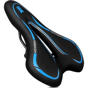 Selle De V&eacute;lo,Selle Gel Ultra Confortable Ergonomique Imperm&eacute;able Respirante Absorbant Les Chocs Creux Si&egrave;ge De V&eacute;lo Pour V&eacute;lo Vtt V&eacute;lo Route V&eacute;lo Ville Homme Et Femme.[E126] - Neuf