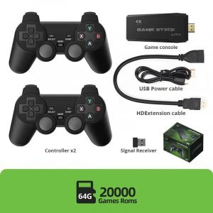 Ore-Console De Jeu Vidéo Data Frog,20000 Jeux Tv Rétro Intégrés Pour Ps1/Gba/Fc,Bâton De Jeu Portable Sans Fil,Prise En Charge 4k,Sortie Tv Hd--Y3lite 64g 20000game - Neuf