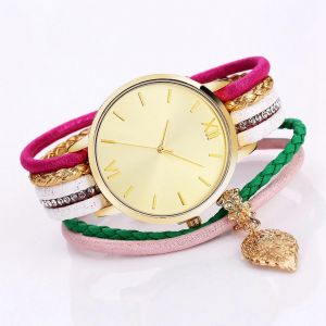 Lvpai Femmes Femelle Quartz Mouvement Bracelet Montre Analogique Cadran Rond Montre-Bracelet Blanc - Neuf
