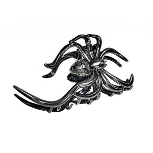 Pince À Cheveux En Métal, Design D'araignée, Crâne De Chauve-Souris, Pince À Cheveux, Poignée Sécurisée, Tête Arrière, Accessoires De Fête Et De Bal, Halloween-C - Neuf