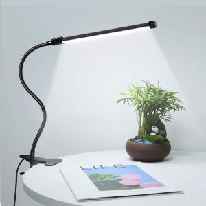 Clip Lampe De Bureau, Clip Lampe De Lecture, 3 Modes D'éclairage Et 10 Niveaux De Luminosité, De 5 Watts, 40 Led, Clip Lampe De Chevet, Fonction Mémoire, Lampe De Chevet Pour Étudier Et Travailler - Neuf
