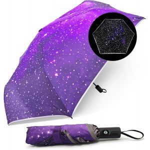 Parapluie Pour Enfant R&eacute;fl&eacute;chissant, Imperm&eacute;able, Ultra L&eacute;ger, Avec R&eacute;flecteurs De S&eacute;curit&eacute;, A&eacute;r&eacute;, Coupe-Vent - Neuf