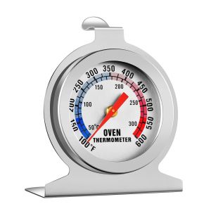 Kal-Thermomètre De Four Précis 50 À 300 °C, Thermomètre En Acier Inoxydable Pour Four De Cuisine, Thermomètre À Grande Sphère, Thermomètre Pour Four, Barbecue, Cuisine Et Cuisson - Neuf