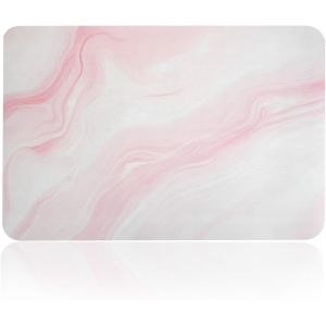 KAL-Tapis De Bain Diatomite Tapis Salle De Bain Absorbant 40X 60Cm, Tapis De Bain Absorbant À Séchage Rapide Tapis Antidérapant, Tapis Pierre Salle De Bain Pour Douche Cuisine Chambre Décor(Rose) - Neuf