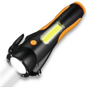 Lampe torche LED multifonction 6 en 1 extrêmement lumineuse pour le camping, la randonnée, la marche, les activités en extérieur et les urgences. - Neuf