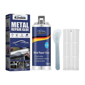 Pâte de réparation de métal AB Coulée Réparation Colle Industrielle Chaleur Soudure à Froid 50 / 100ml - Neuf