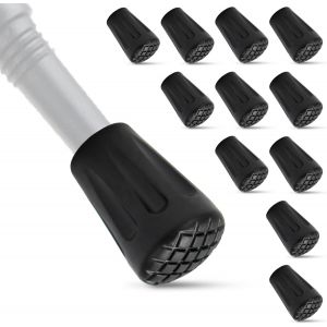 12x Embouts En Caoutchouc Pour B&acirc;tons De Marche Nordique Embouts Pour B&acirc;tons De Trekking Embouts Pour B&acirc;ton De Marche Nordique Embouts Pour B&acirc;tons De Randonn&eacute;e Terrain.[Q192] - Neuf