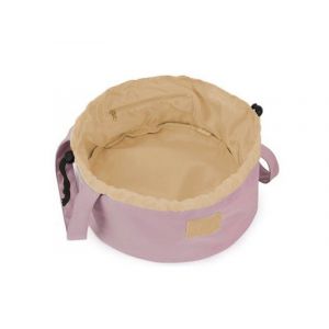 Grande trousse de maquillage &agrave; cordon pour femme - Organiseur de voyage rose - Neuf