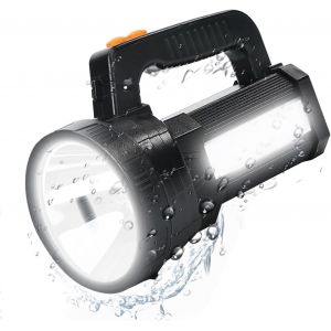 Lampe Torche Led Ultra Puissante, 9600mah/11000 Lumens Lampe De Poche Rechargeable, &Eacute;tanche Ipx4, 6 Modes Usb Torche Pour Camping/Randonn&eacute;e/Urgence/Coupure De Courant - Neuf