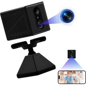ChenQuanSarl-Camera Espion Wifi, Mini Caméra Cachée Sans Fil 130° 1080P Hd Caméra De Surveillance Avec Audio Bidirectionnel Détection De Mouvement Micro Camera Vision Nocturne Longue Batterie - Neuf