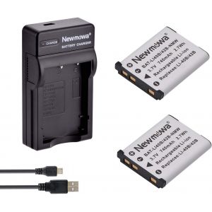 Remplacement Batterie Li-42B (2) et Chargeur USB Portable Kit pour Olympus Li-42B, Li-40B et Olympus Stylus 1040, 1050W, 1060, 1070, 1200, 7000, 7010, 7020, 7030, 7040 - Neuf