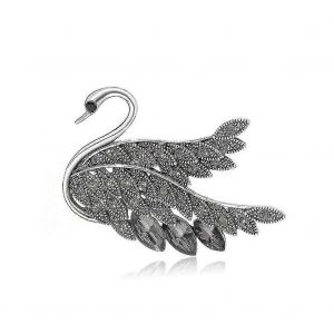 Broche En Cristal &Eacute;l&eacute;gante Et D&eacute;licate Pour Femmes Bijoux De Robe De Soir&eacute;e De Luxe - Neuf