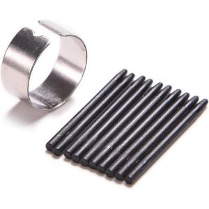 10 Pi&egrave;ces De Remplacement Ack-20001 Plumes De Stylo Wacom Pour Wacom Intuos 3/4/5 / Pro Bamboo Cte Mte Ctl Cth Avec Outil De Retrait De Pointe De Stylo - Neuf