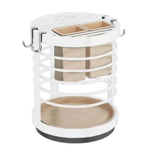 Support à couteaux en métal blanc pour cuisine - Neuf