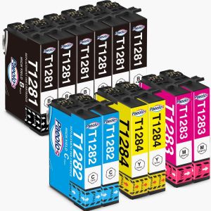 570 571 XL Cartouche d'encre Compatibles pour Canon 571 pour Cartouche pour Canon TS5055 pour PIXMA TS5050 MG5750 TS5053 MG6852 MG6850 MG5700 MG5752 MG5753 (18 Pack) - Neuf