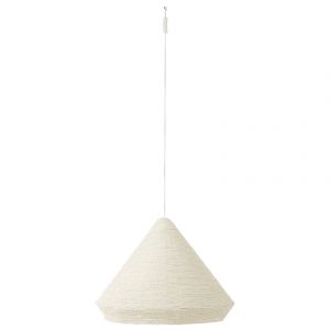 Suspension c&ocirc;ne en raphia - Neuf