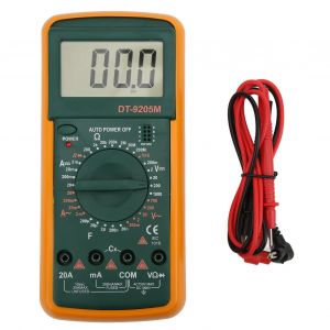 XYONG Multimetre numerique portable DT-9205M, grand ecran LCD, voltmetre, ohmmetre, amperemetre, testeur - Neuf