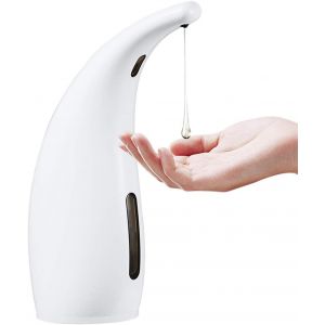 Distributeur automatique de savon liquide, distributeur de savon électrique étanche sans contact, distributeur de gel hydroalcoolique pour salle de bain, cuisine, hôtel, restaurant 300 ml - Neuf