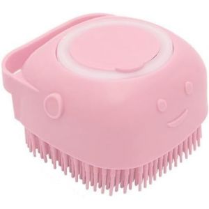 Fchhk-Brosse Pour Chien Nettoyant Pattes Chien Brosse Chien Brosse De Bain Chien Lave Pattes Chien Brosse Pour Laver Les Chiens Éponge Chien Bain Brosse Chien Chat (Rose) - Neuf