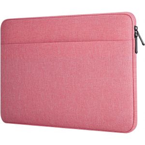 KALANKA-Housse pour Ordinateur Portable avec Poche Pochette Rembourré pour PC Portable 15,6 Pouces Compatible avec HP Dell ASUS Étui Protectrice de 15,6u201d Chromebook/Ordinateur Portable,Rose - Neuf