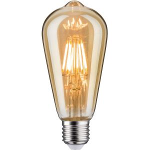 28717 Ampoule Led À Filament Doré 6,5 W 2500 K E27[Amp746756] - Neuf