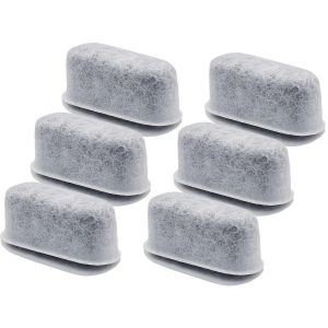 Charbon De Bois Filtres &Agrave; Eau 6-Pack & R&eacute;utilisable Filtre &Agrave; Caf&eacute; Pour Cuisinart Cafeti&egrave;re Mod&egrave;les Dcc-1200, Dcc-450bk - Neuf