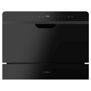 Lave-vaisselle Cecotec Bolero Aguazero 2500 S-BI Black Glass Semi-int&eacute;gr&eacute; 6 couverts - Neuf