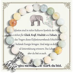 Cadeaux Pour Femme, Éléphant, Encourageant, Cadeau Pour Elle, Bracelet Éléphant Pour Maman, S?ur, Petite Amie, Fille, Nièce, Épouse, Pour Anniversaire, Noël - Neuf