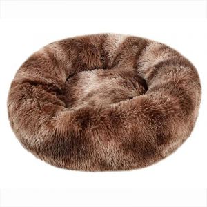 Lit Rond En Peluche Super Doux Pour Animaux De Compagnie,Lit Pour Grand Chien,Maison Pour Chat,Long,Moyen,Sommeil Chaud,Hiver,40-90cm.11.40cm - Neuf