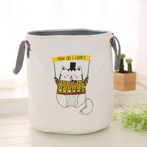 HJLIAN Panier a linge pliable, boite de rangement pour jouets, vetements, articles divers, organisateur pour la maison #1 - Neuf
