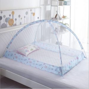 Kalanka-Moustiquaire Lit Bébé Berceau Universelle Insectes Protection Housse Pliable Moustiques Tente Automatique Forme De L'arc Moustiques Voyage Poussette Landau Lit Parapluie Nacelle Couffin - Neuf