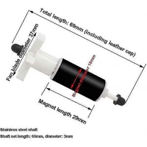 Turbine/rotor de pompe de spa Lay Z Spa E02 Fix (69 mm) - Neuf