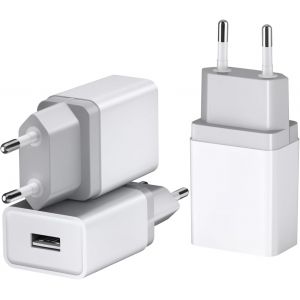 ChenQuanSarl-Chargeur Usb 12W (5V/2,4A) Paquet De 3 Bloc Pr Usb Adaptateur Usb Chargeur Murale Usb Pr Secteur Usb Chargeur Universel Compatible Avec Iphone Samsung Huawei Xiaomi Chargeur Telephone - Neuf