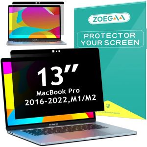 Écran de confidentialité magnétique pour MacBook Air 13"", écran de confidentialité amovible anti-lumière bleue avec couverture webcam pour MacBook Air/Pro 13"" (2016-2022, M1/M2) - Neuf