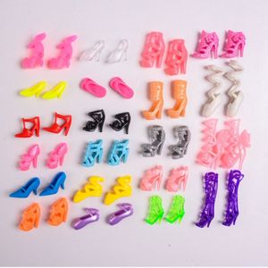 60 Paires de Costume Set Accessoires, les Chaussures, les Accessoires pour les Filles, Fashionista Poupées, Barbie Princesse Poupées (Couleur Aléatoire) - Neuf