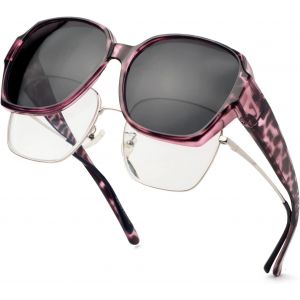 Kalanka-Surlunettes De Soleil Polarisées Sur-Lunettes De Soleil Femme Pour Conduite, Cyclisme, Sport Et Loisirs Protection Uv400 - Neuf