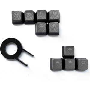 Cherry MX Key Switch FPS R&eacute;tro&eacute;clair&eacute; Touches de remplacement pour claviers de jeu Corsair (gris) - Neuf