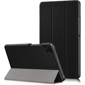 LORANKA-Coque Mince Compatible avec Tablette Samsung Galaxy Tab A9 8,7"" (SM-X110/X115/X117) avec Fonction Support et Automatique Veille/R&eacute;veil,Noir - Neuf