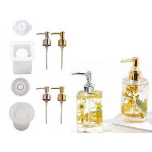 Kit de moules en silicone &agrave; faire soi-m&ecirc;me pour flacons de parfum et pompes distributeurs de savon - Neuf
