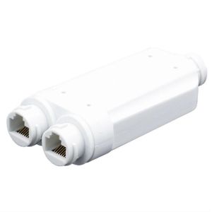 Répéteur POE étanche à 2 ports IP66 10/100Mbps 1 à 2 Prolongateur PoE avec IEEE802.3Af/At 48V Extérieur f - Neuf