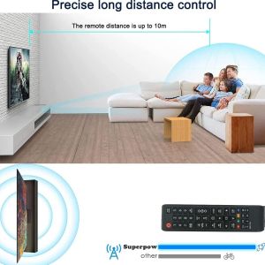 BN59-01303A T&eacute;l&eacute;commande Remplac&eacute;e pour Samsung UHD 4K TV UA55NU7090 UE50NU7095 UE43NU7170 UE40NU7199 UA65NU7090 UA49NU7100 UA75NU7100 UA58NU7103 UE43NU7090 UA50NU7090 UA43NU7100 UA55NU7100 - Neuf