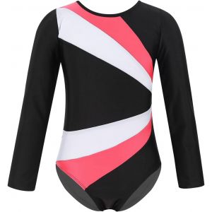 Slep-- Justaucorps De Gymnastique Pour Filles - Justaucorps De Danse Sans Manches - Costume De Danse Pour Enfants - Neuf