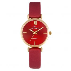 Synoke Femmes &Agrave; La Mode Montre &Agrave; Quartz Montre-Bracelet (Rouge) - Neuf