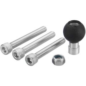VornixorSarlshop-Ensemble de base de montage &agrave; bille, raccord de trou de vis M8 pour moto avec boule de 25 mm compatible avec les supports RAM B-367U, support de t&eacute;l&eacute;phone de moto enregistreur fixe - Neuf