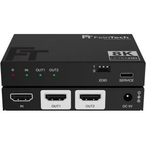 MEVRONISSHOP-Splitter HDMI 2.1 Distributeur 4K 120Hz 8K Downscaler pour Le Jeu et la vid&eacute;o (SP210 1 in 2 Out) - Neuf