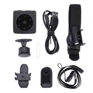 Mini camera infrarouge d'exterieur 1080p avec detection de mouvement et kit de securite domestique - Neuf