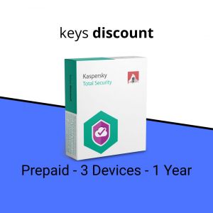 Kaspersky Total Security (3 Pc - 1 An) - Neuf