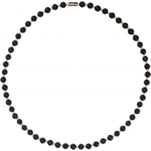 Collier Ras-Du-Cou En Pierre Naturelle Fait Main Pour Femmes Et Hommes, Tourmaline Color&eacute;e 6mm, Perles Or 3mm, 50cm Extensible, Fermoir Magn&eacute;tique - Neuf